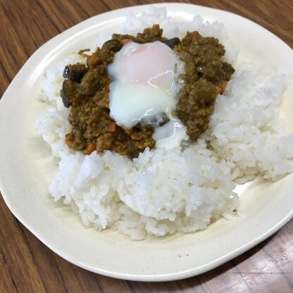 ルーが無かったので、カレー粉で作りました。ピリ辛でしたが、美味しく出来ました^_^
ケチャップ、ウスターソース成る程と思いました。